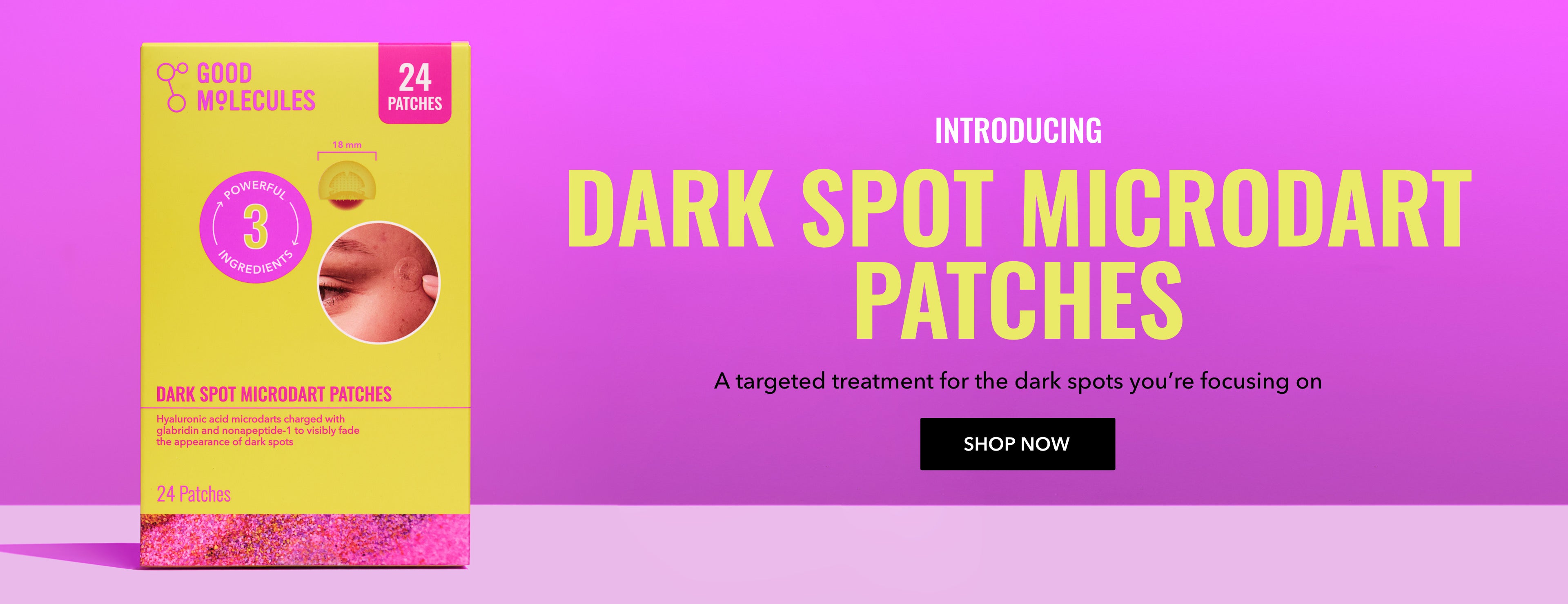 Introducing Dark Spot Microdart Patches